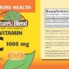 Detalle tabletas Nature's Blend vitamina C 1000 mg