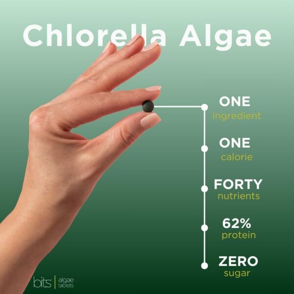 Version 1.0.0 detalle tabletas orgánicas chlorella para sistema inmune