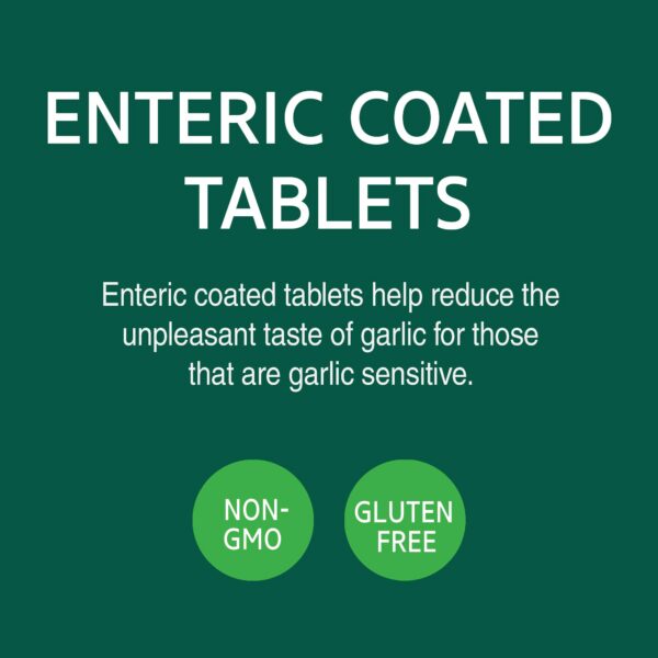 Detalle tabletas recubiertas de ajo 21st Century