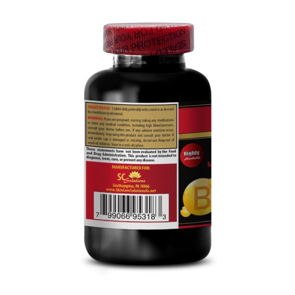 Tabla suplementaria detalle metilcobalamina vitamina B-12