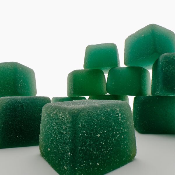 Detalle tapa frasco gomitas Haroutine vitamina D3 + K2