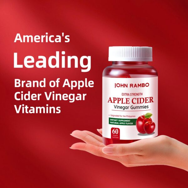 Gomitas vinagre sidra manzana JOHN RAMBO detalle textura gomitas