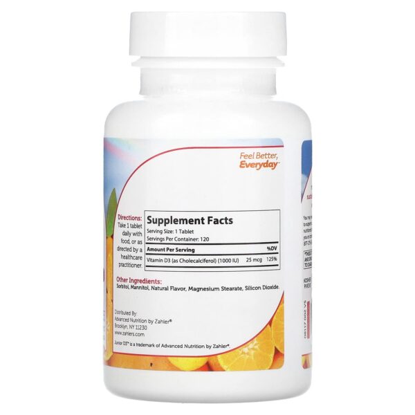 detalle título suplemento masticable para niños zahler junior