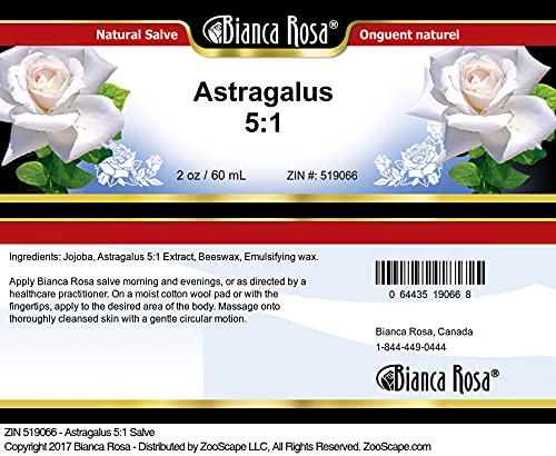 Detalle ungüento astrágalo Bianca Rosa 2 oz