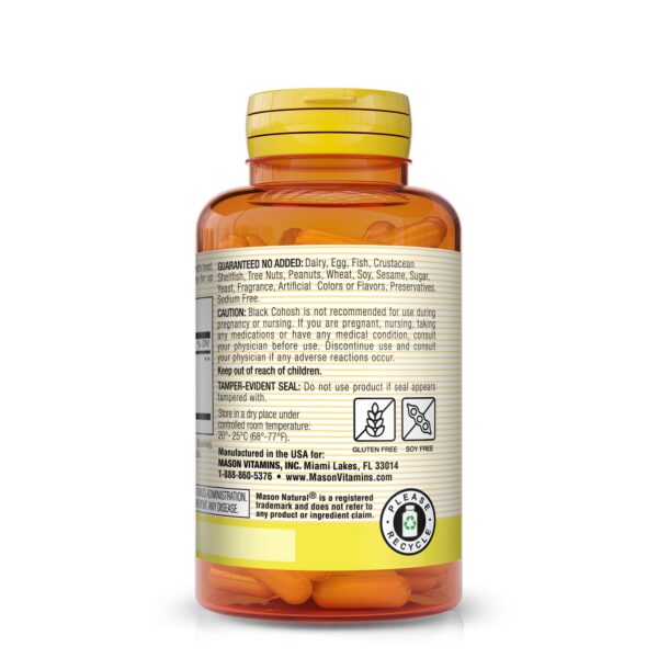 Detalles cápsulas Black Cohosh Mason Natural