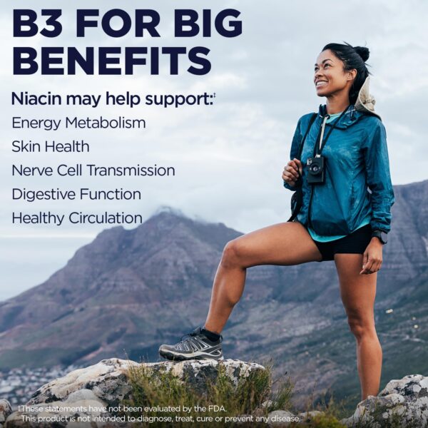 Detalles cápsulas Niacina Sin Rubor KAL