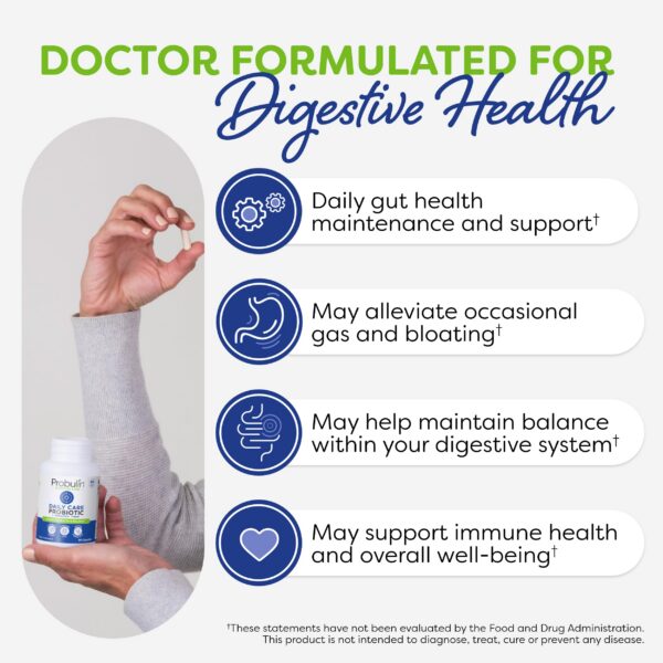 Detalles cápsulas probióticas Probulin Daily Care 10B