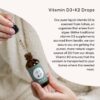 Detalles del frasco gotas naturales vitamina D3 y K2