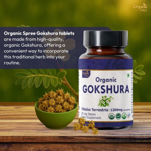 Version 1.0.0 Detalle de tabletas Gokshura certificadas USDA Organic Spree