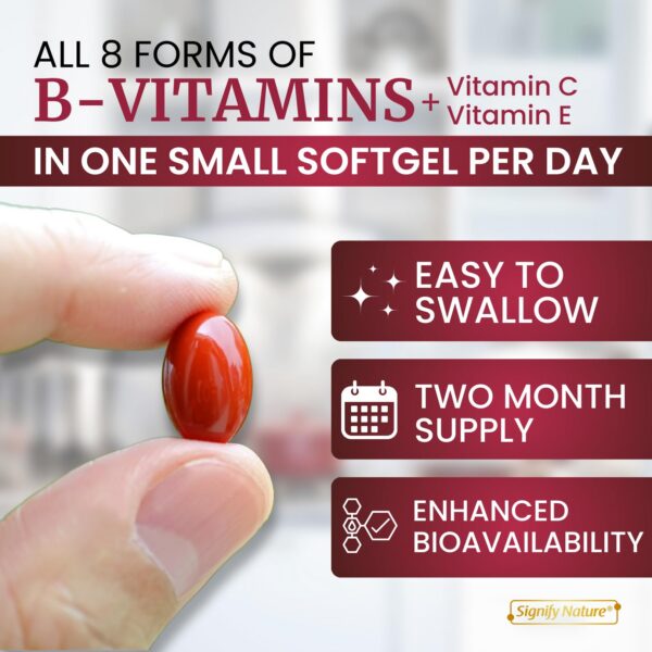 Detalles de ingredientes del complejo B VitaBComplex SIGNIFY NATURE