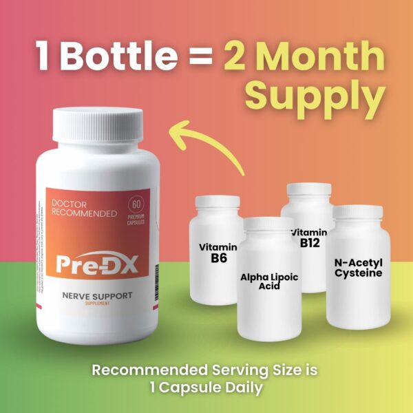 Detalles ingredientes Pre-DX suplemento nervioso