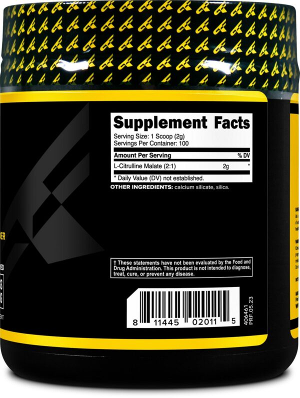 Detalles nutricionales PrimaForce L-Citrulina malato 200g