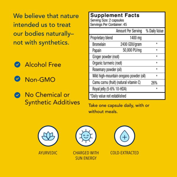 Detalles del suplemento Inflam-eeZ en envase