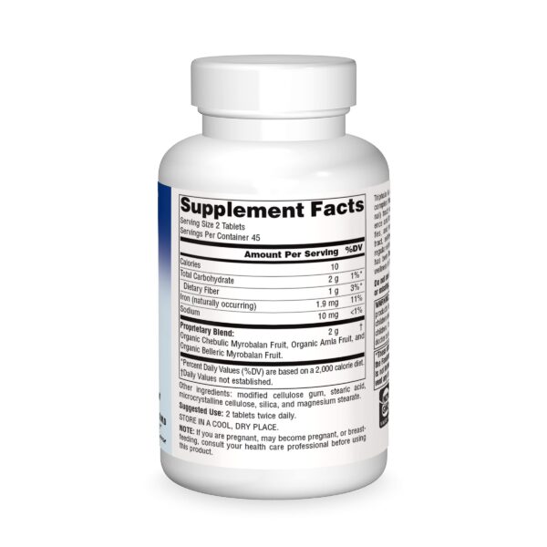 Detalles de tabletas Triphala para bienestar digestivo