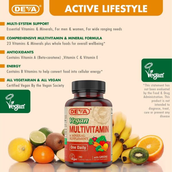 Version 1.0.0 DEVA multivitamínico con antioxidantes para salud