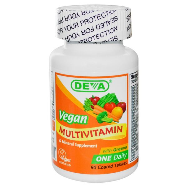 DEVA multivitamínico vegano suplemento mineral 90 tabletas