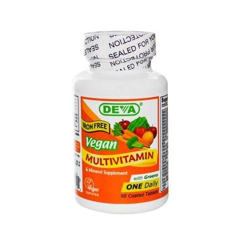 Botella Deva Nutrition Multivitamínico Vegano 90 tabletas