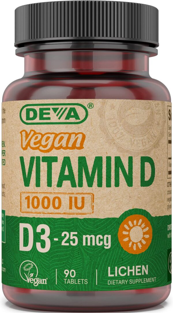 Version 1.0.0 DEVA suplemento vegano vitamina D3 90 tabletas