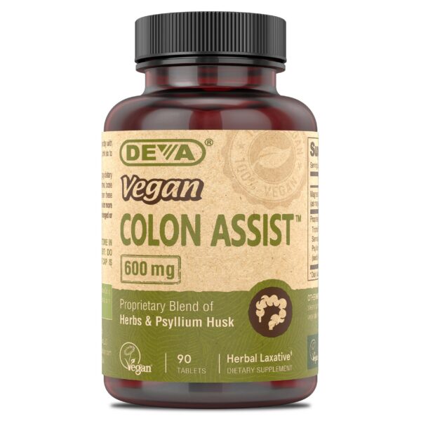DEVA Vegan Colon Assist - Envase frontal