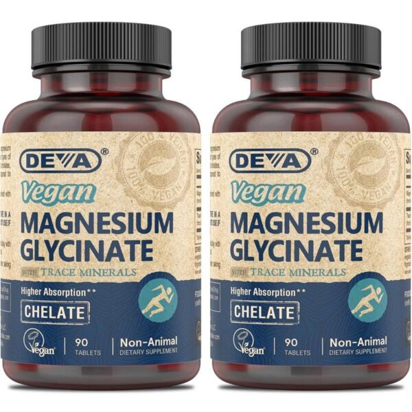 Envase DEVA Vegan Magnesium Glycinate