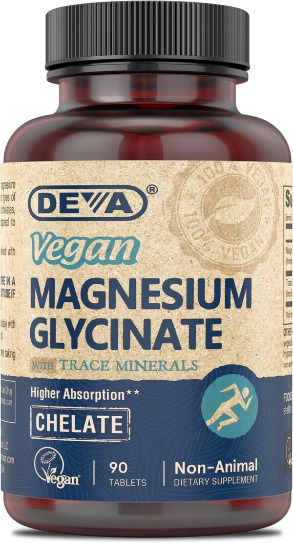 Frasco DEVA Vegan Magnesium Glycinate