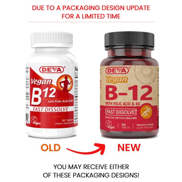 DEVA vitamin b12 tabletas sabor limón para veganos