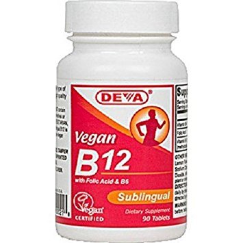 DEVA vitamina b12 sublingual vegana 90 tabletas