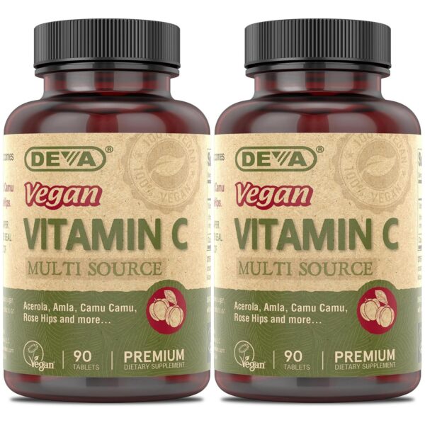 Frasco DEVA Vitamina C Vegana 250 mg