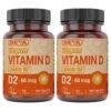 DEVA Vitamina D2 Vegana 2400 UI paquete 90 tabletas pequeñas