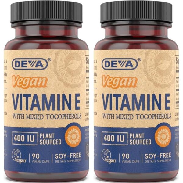 Version 1.0.0 DEVA Vitamina E 400 UI cápsulas vegetarianas sin soya