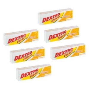 Dextro Energy tabletas glucosa naranja con vitamina C pack 6
