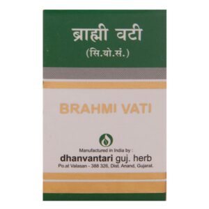 Version 1.0.0 Dhanvantari Brahmi Vati medicina herbal tratamiento ayurvédico paquete 2