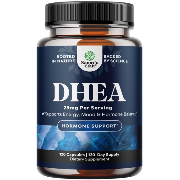 Version 1.0.0 DHEA 25 mg cápsulas etiqueta frontal