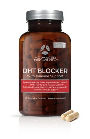 DHT Blocker suplemento para crecimiento de cabello hombres y mujeres