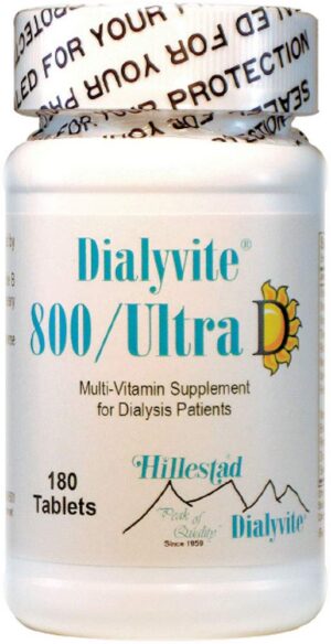 Dialyvite 800 Ultra D tabletas en frasco