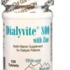 Frente del envase Dialyvite 800 con Zinc 50 mg - 100 tabletas