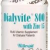 Etiqueta de Dialyvite 800 con Zinc