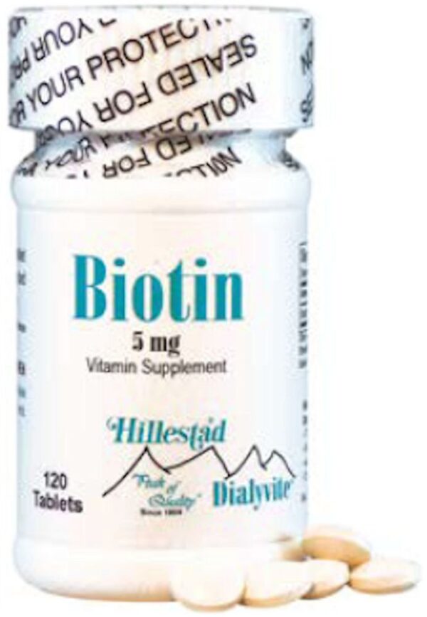 Etiqueta de Dialyvite Biotina 5 mg Tabletas