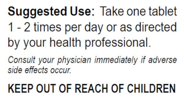 Interior del Envase con Tabletas