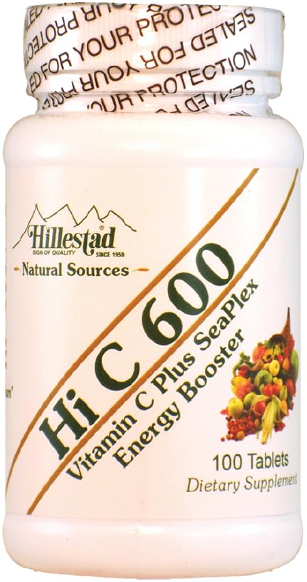 Etiqueta frontal de Dialyvite Hi C 600-100 tabletas