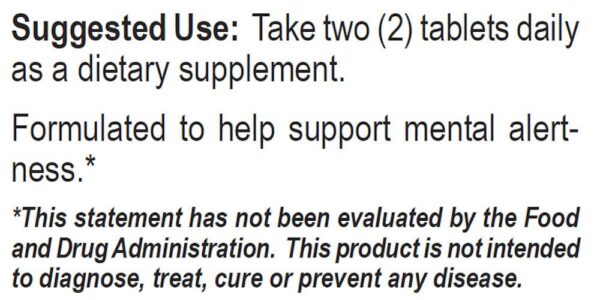 Presentación de 120 cápsulas y envase