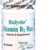 Dialyvite Vitamina D3 Max frasco y etiqueta