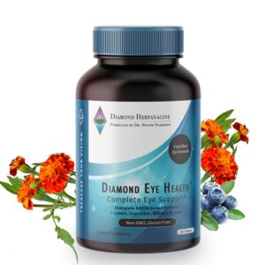 Etiqueta frontal de Diamond Eye Health