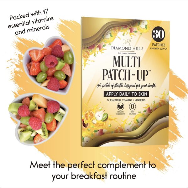 Etiqueta y empaque de Diamond Hills parche diario