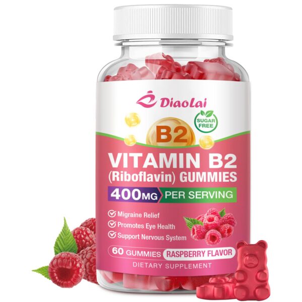 Frente del envase DIAOLAI gomitas B2 400 mg