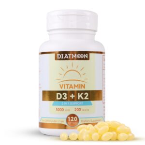 DIATMOON cápsulas blandas con D3 y K2