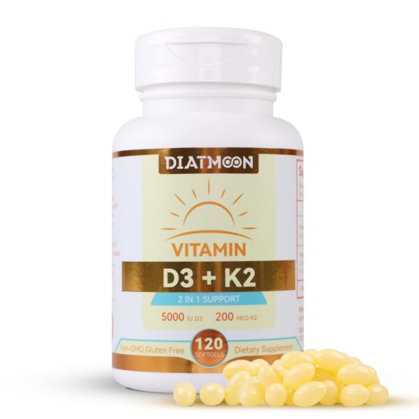 DIATMOON cápsulas blandas con D3 y K2