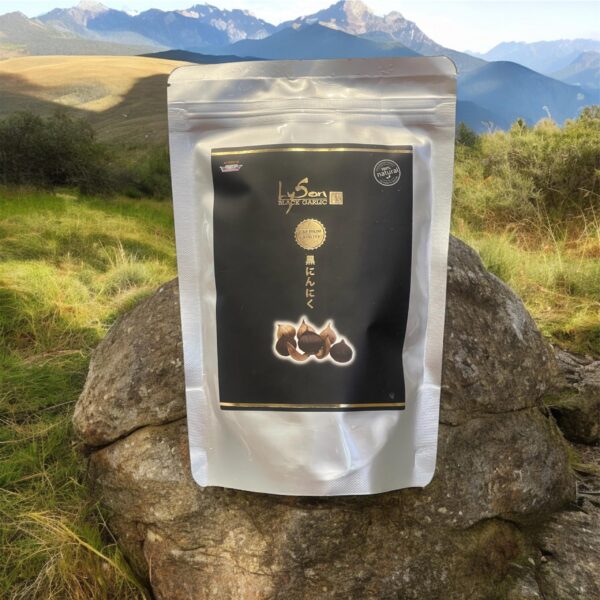 Bolsa ajo negro Ly Son detalle lateral