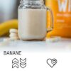 Detalle de la etiqueta nutricional Diet Whey 1kg Banana