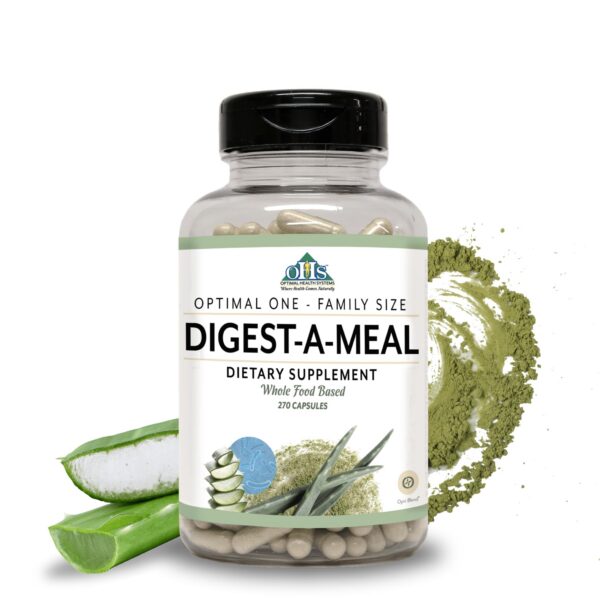 Etiqueta frontal de Digest-A-Meal